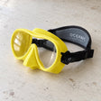 Open Box Oceanic Mini Shadow Mask, Neo Strap — Yellow, open box, lightly used on off-white work table