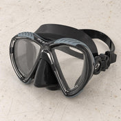Open Box Oceanic Discovery Dual Lens Dive Mask — BK/TITANIUM — open-box product photo