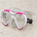 Open Box Oceanic Discovery Dual Lens Dive Mask — CL/PINK — open-box product photo