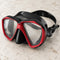 Open Box Oceanic Duo Mask — BK/Red, open box, lightly used on off-white work table