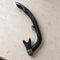 Open Box Oceanic Ultra SD Snorkel — Black/Titanium, open box, lightly used on off-white work table