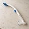 Open Box Oceanic Arid Snorkel — Blue/Clear, open box, lightly used on off-white work table