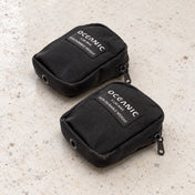Open Box Oceanic Biolite BCD Tank Weight Pocket Pair — default, open box, lightly used on off-white work table