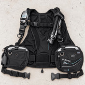 Open Box Oceanic Hera Ladies Jacket BCD w/ QLR4 — default — open-box overhead flat lay
