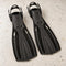Open Box Oceanic Viper 2 OH Fin — Black/Black, open box, lightly used on off-white work table