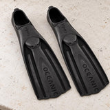 Open Box Oceanic Viper 2 FF — Black/Black, open box, lightly used on off-white work table