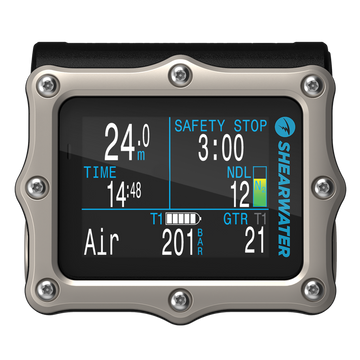 Shearwater Perdix 2 Ti Dive Computer - Silver