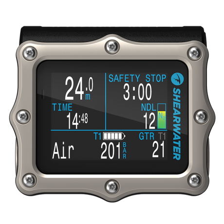 Shearwater Perdix 2 Ti Dive Computer - Silver