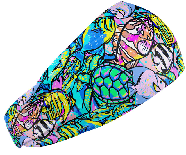 Spacefish Army Neon Fish Frenzy Scuba Headband