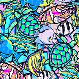 Spacefish Army Neon Fish Frenzy Scuba Headband