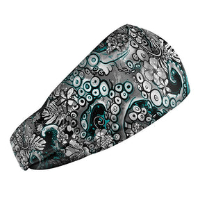 Spacefish Army Electric Blue Octofloral Scuba Headband