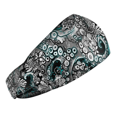 Spacefish Army Electric Blue Octofloral Scuba Headband