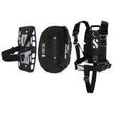 ScubaPro S-TEK Donut Wing 30 + S-TEK Pro Harness SS + Single Tank Adapter + Back Shoulder Waist Pad