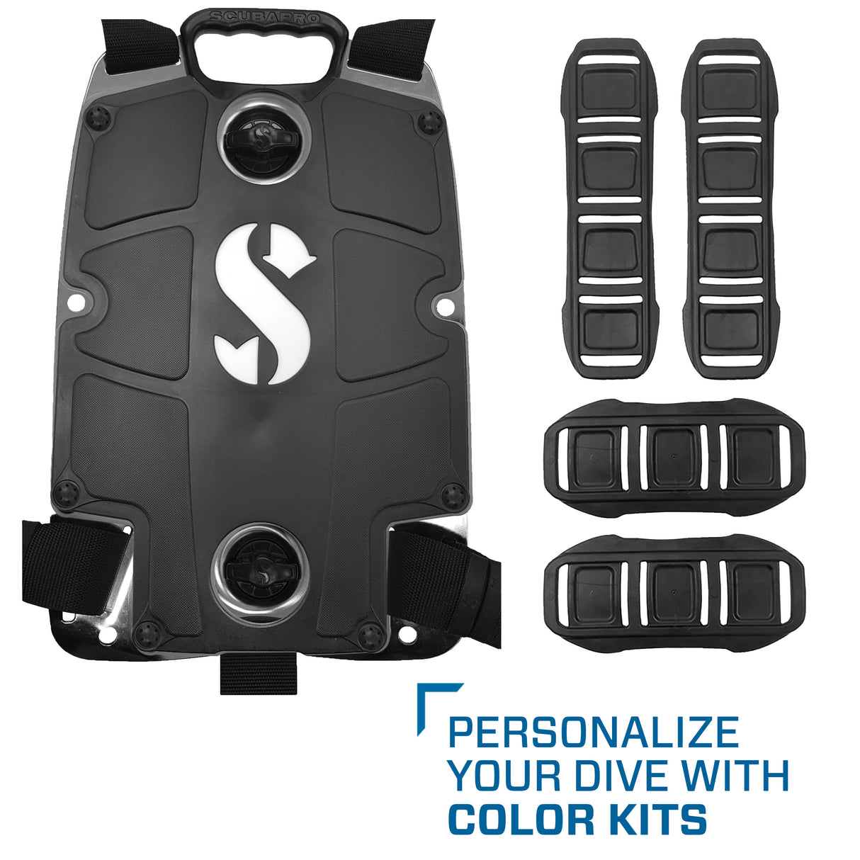 ScubaPro S-TEK Donut Wing 30 + S-TEK Pro Harness SS + Single Tank Adapter + Back Shoulder Waist Pad