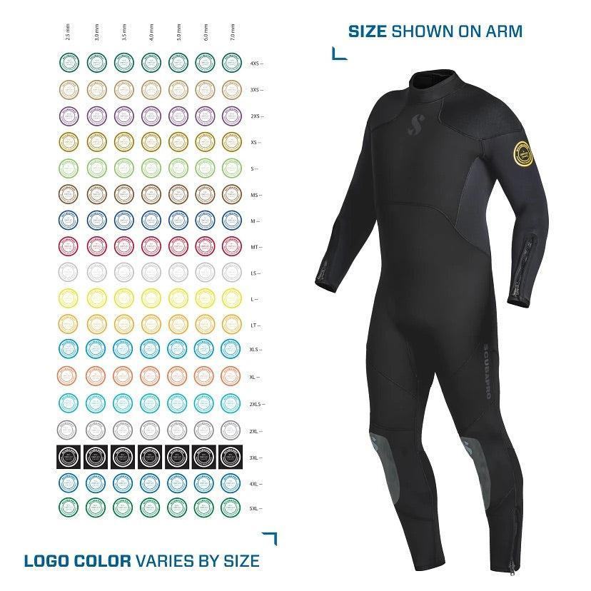 Scubapro Oneflex Steamer 7 mm B-Zip Men's Wetsuits