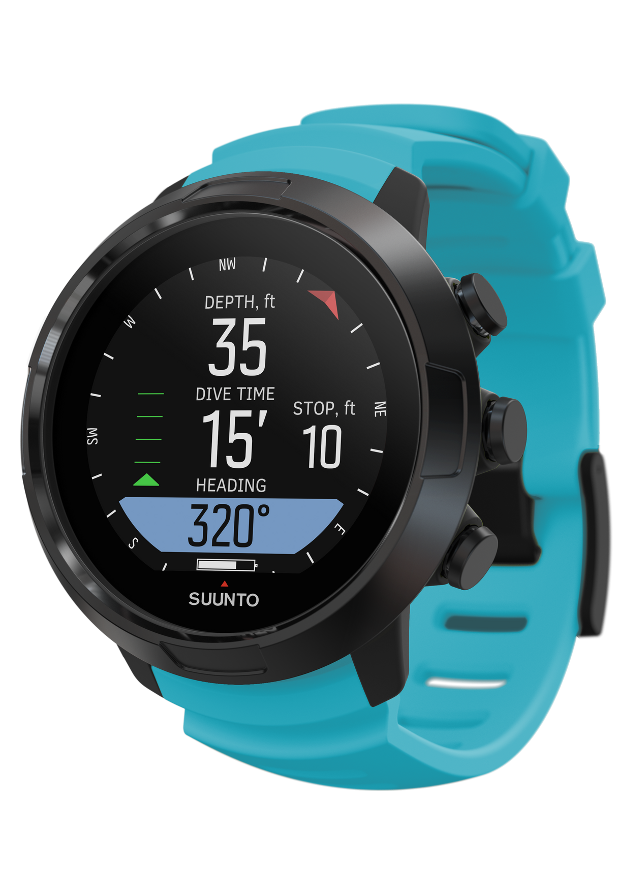 Suunto D5 Wrist Dive Computer with USB Cable