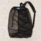 Open Box Stahlsac Panama Mesh Backpack — Black — open-box overhead flat lay