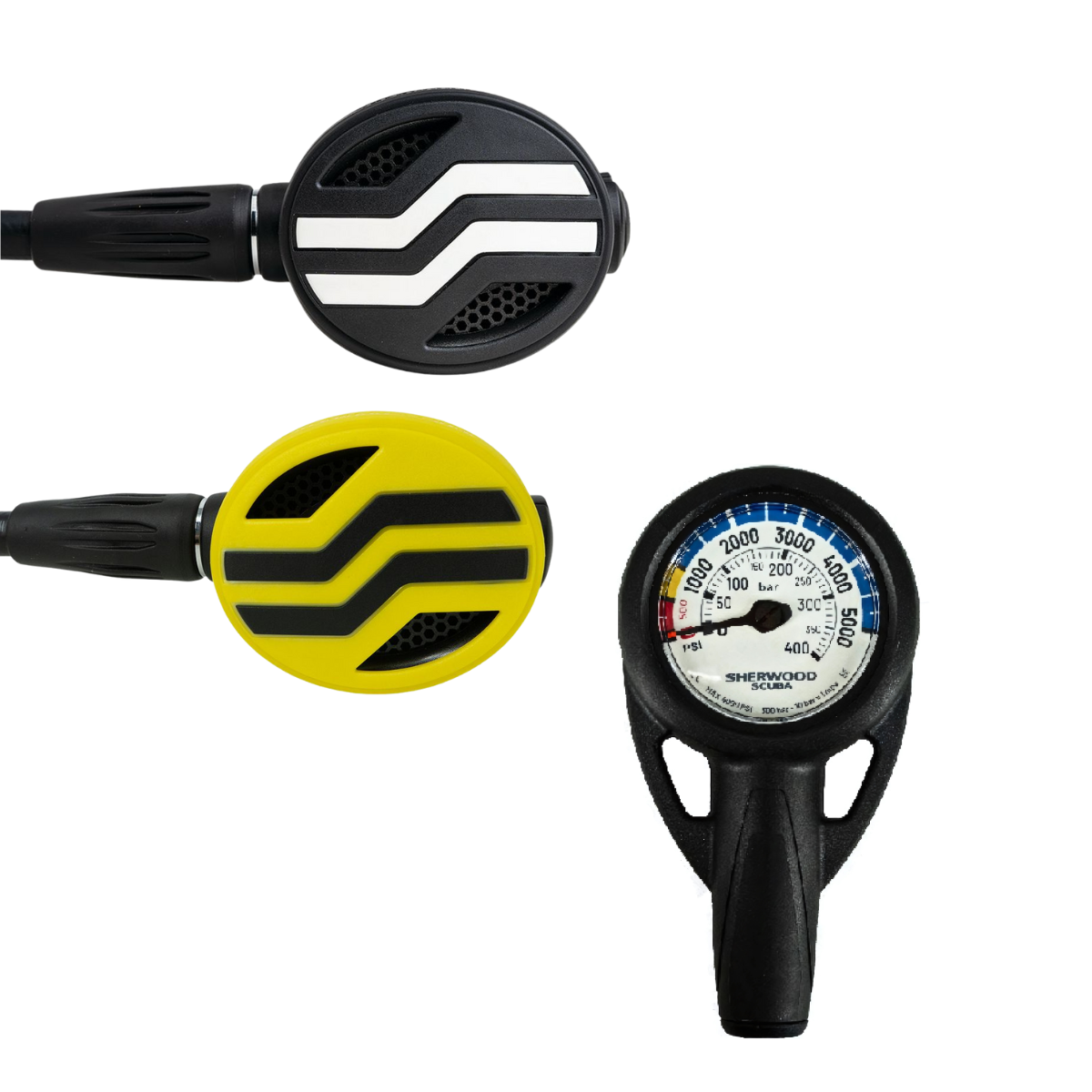 Sherwood Oasis Pro Regulator + Octo + Pressure Gauge