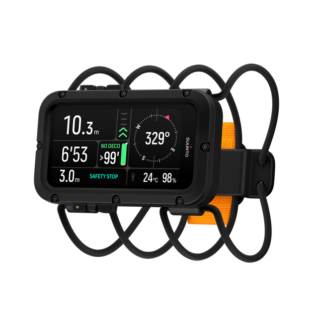 Suunto Nautic Bungee Cord Reinforced Dive Strap with Compass Mount