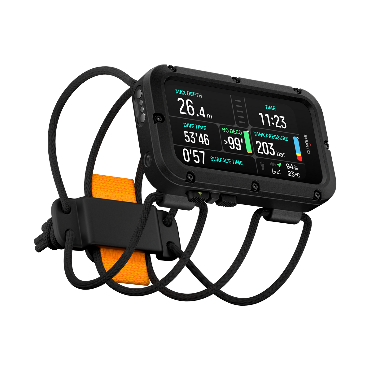 Suunto Nautic Bungee Cord Reinforced Dive Strap with Compass Mount