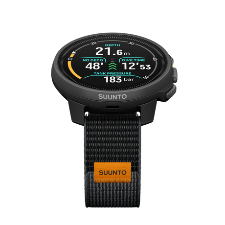 Suunto Nautic S Dive Computer with Sapphire, Textile Strap