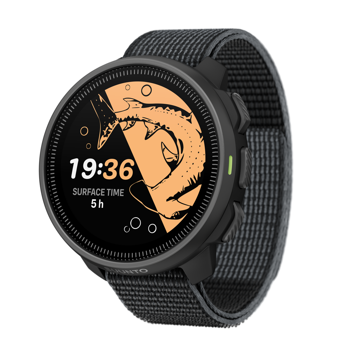 Suunto Nautic S Dive Computer with Sapphire, Textile Strap