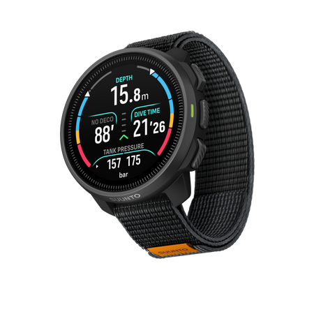 Suunto Nautic S Dive Computer with Sapphire, Textile Strap