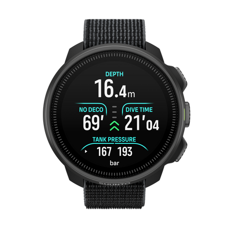 Suunto Nautic S Dive Computer with Sapphire, Textile Strap