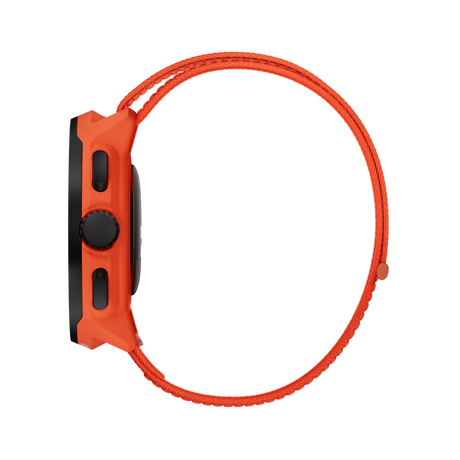 Suunto Run Coral Orange side view