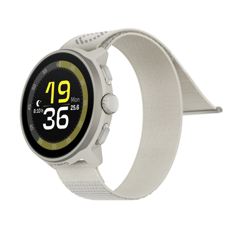 Suunto Run Frost Gray perspective watchface