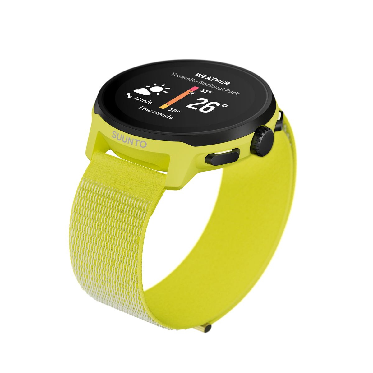 Suunto Run Lime weather widget