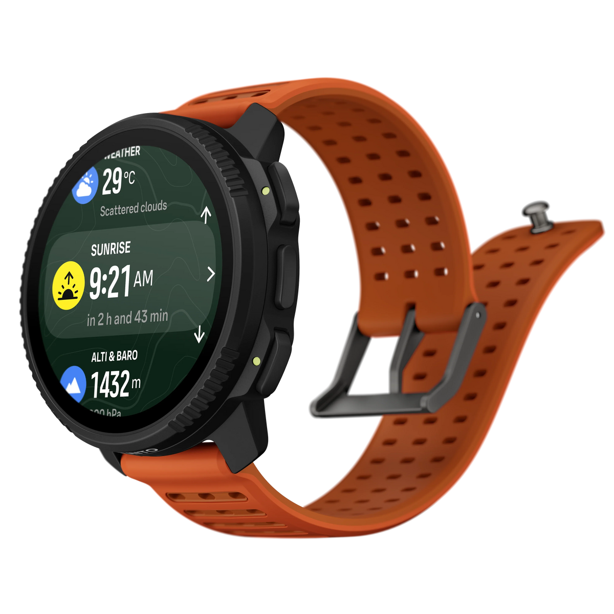 Suunto Vertical 2 Canyon widget list
