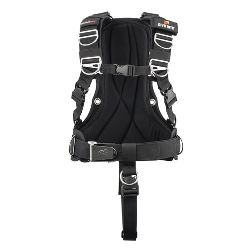 Dive Rite TransPac Harness Nylon Backplate Compatible With Wings