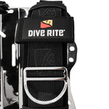 Dive Rite TransPlate Harness D-ring and patch detail