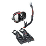 Tusa Powerview Dry Adult Travel Set - Black/Vivid Purple
