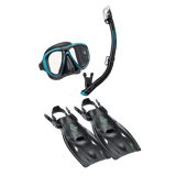 Tusa Powerview Dry Adult Travel Set - Black/Vivid Purple