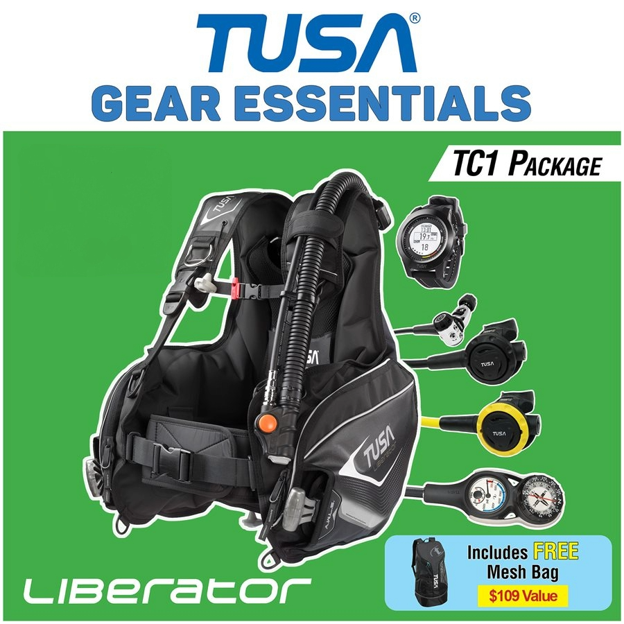 Tusa Liberator TC1 Diving Package