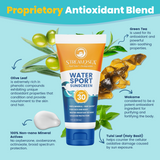 Stream2Sea Water Sport SPF 30 sunscreen in use
