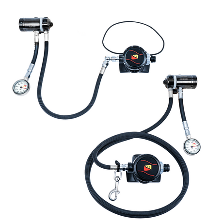 Dive Rite XT1/XT2 Sidemount Regulator Package Ambidextrous 60in Hose