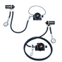 Dive Rite XT1/XT2 Sidemount Regulator Package Ambidextrous 60in Hose