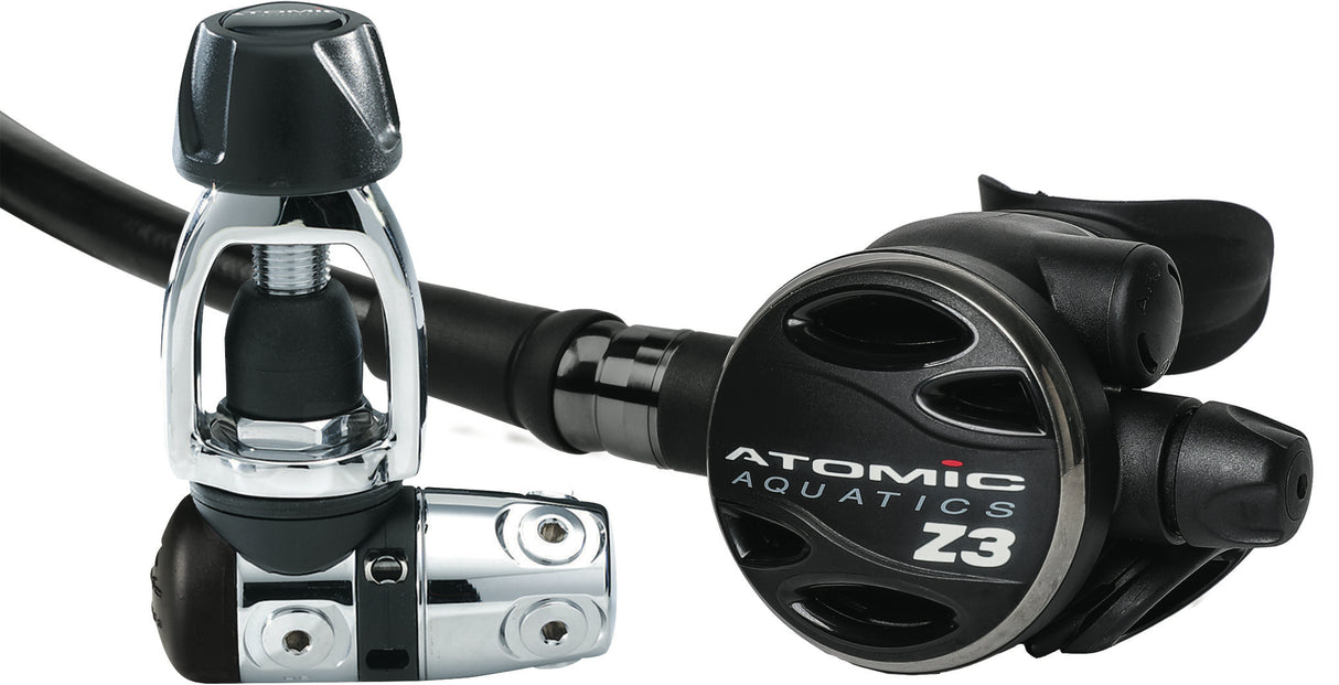 Atomic Aquatics Z3 Regulator w/ SS1 Safe Second Inflator Package