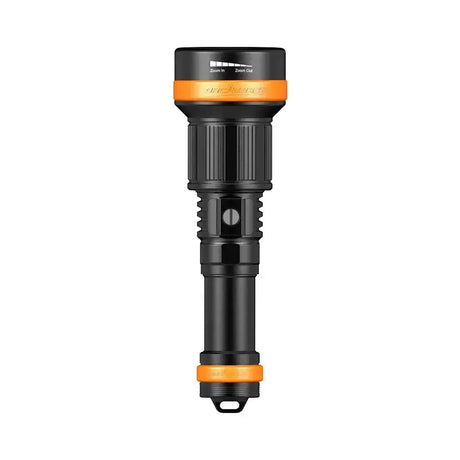 OrcaTorch ZD710 MK2 dive light, side view