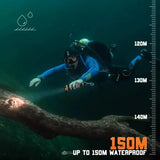 OrcaTorch ZD710 MK2 150 m depth rating