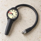 Open Box Zeagle Single Gauge - 5000psi 11” hose w/ Black Hose — default, open box, lightly used on off-white work table