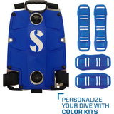 ScubaPro S-TEK Donut Wing 30 + S-TEK Pro Harness SS + Single Tank Adapter + Back Shoulder Waist Pad