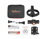 OrcaTorch Mazu TD01 1200 Lumen Dive Headlamp with 2 Batteries