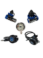 Halcyon Modular Regulator Packages for Singles, Doubles, Sidemount