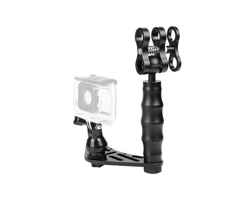 OrcaTorch H02 Underwater Camera Tray with Quick-Release Handle