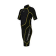 Akona 2.5mm Men's Shorty Back Zip Yellow Black Wetsuit-S-