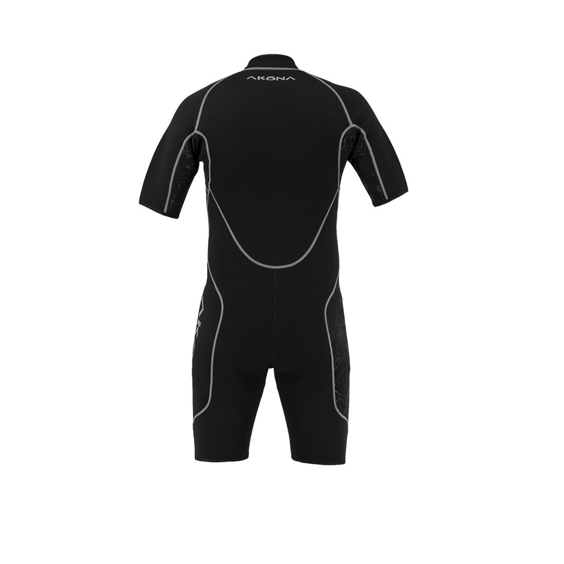 Akona 2.5mm Men's Shorty Front Zip Wetsuit Black-